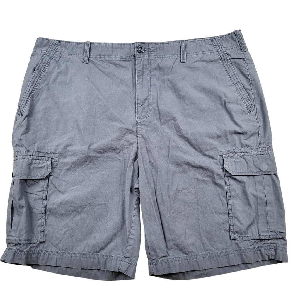 Apt. 9 Cargo Shorts Mens 42 Blue Gray Excellent 100% Cotton‎ Tactical Utility